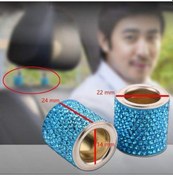 Resim Wondernest 4 Adet Araba Kristal Kafa Yastık Modifiye Dekor Açık Gri 