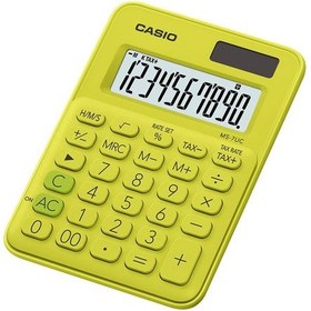 Resim Casio MS-7UC-YG Masaüstü 10 Hane Hesap Makinesi 
