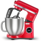 Resim Karaca Mastermaid Chef Ultra D2000W Dijital Ekranlı Hamur Yoğurma Makinesi Imperial Red 7L 
