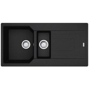Resim Franke Urban Ubg 651-100 Granit Eviye. 1.5 Hazne. Nero. 100 x 50 CM 