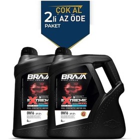 Resim Brava Extreme 9000 0W-16 Ağır Vasıta Motor Yağı 2 x 4 L 