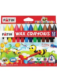 Resim Fatih Mum Pastel Boya Wax Crayon Jumbo 12 Renk 50220 