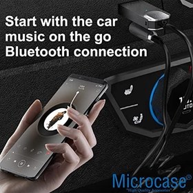 Resim Microcase Araç Bilgisiyar Televizyon USB Bluetooth 5.0 Aux 3.5mm Ses Adaptörü - Siyah AL3533 