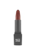 Resim Hype Store ALIX AVIEN Yoğun Renk Veren Uzun Süre Kalıcı Nemlendirici Kadifemsi Mat Ruj - Matte Lipstick 412 War 