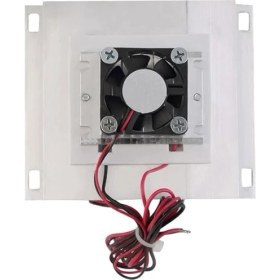 Resim Termo Elektrik Peltier Hava Soğutucu Sistem Dc 12V 6A 60W Mini Klima Buzdolabı Araba Soğuk Hava 