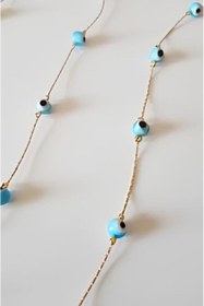 Resim Della Pianto Colored Beads Özel Tasarım Gözlük Zinciri Gm291221 
