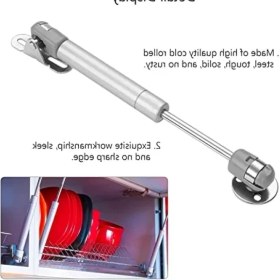 Resim Hakay Gazlı Dolap Kapağı Pistonu - 100N Güç Kapasitesi 