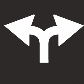 Resim İsg Tabelam 50x50/kompozit/Her Iki Yöne Dönen Ok Boyama Şablonu 