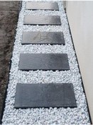 Resim Ahs Beyaz Dolomit Taş 25 Kg 1-2 Cm Dere Çakıl Taşı Bahçe Peyzaj Süs Taşı Saksı Teraryum Akvaryum Taşı 