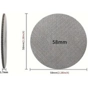 Resim Willowhaven 58mm Gri Paslanmaz Çelik Espresso Köpük Filtresi, Yeniden Kullanılabilir Kahve Filtresi 