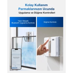 Resim Ecovacs Winbot Mini Cam Silme Robotu 