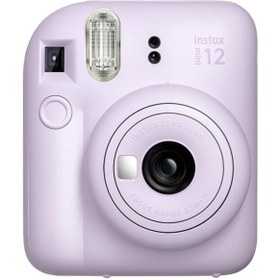 Resim Fujifilm Instax Mini 12 Fotoğraf Makinesi-20li Film-Şeffaf Pleksi Kılıf ve Fotoğraf Çerçevesi Seti 1 Mor 