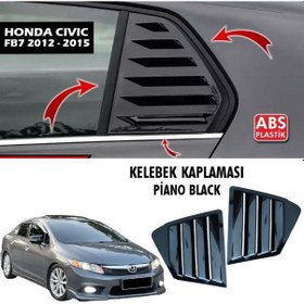 Resim Civic Fb7 Kelebek Camı Kaplama Cam Vizörü 2012-2015 Arası 