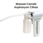 Resim Manuel Cerrahi Aspiratör El Tipi Aspirasyon Makinesi 