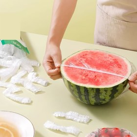 Resim 100 Adet Tek Kullanımlık Plastik Ambalaj Poşeti, - Gıda Sınıfı, Kaplanmamış, Taze ve Güvenli, Mutfak Depolama, Kase ve Tabak Kapakları için Mükemmel, Mutfak Depolama Temelleri | Esnek Gıda Ambalajı | Tek Kullanımlık Plastik 