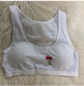 Resim Genel Markalar Kadın Beyaz Geniş Askılı Sporcu Pedli Büstiyer Yeni Sezon 