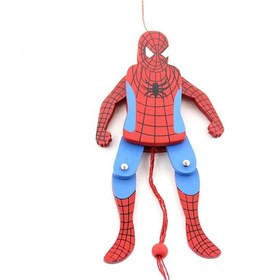 Resim Ahşap Sallanan Örümcek Adam Figürü - 9007287752364do 