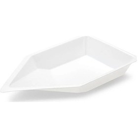Resim Borox Ps Tartım Kabı Plastik Kayık Form 250 x 120 ML 