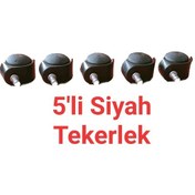 Resim Turaofis Tura Ofis 5 Adet Tekerlek Ofis Koltuğu Yedek Parçası 