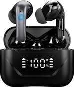Resim Dil Tercüman Kulaklıklar, Kulak İçi Çeviri Bluetooth Kulaklık, Çift Mikrofon ENC Gürültü Azaltma, 144 Dil Gerçek Zamanlı Tercüman, Simultane Çeviri 