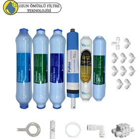 Resim Pemax Water Solutions Fluxtek Kapalı Kasa Su Arıtma Cihazlarına Uluslar arası Sertifikalı 6lı B12 Alkali Pallas Mebran 