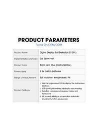 Resim Besthome1 3'lü Toprak Analiz Cihazı: Nem, Ph Ve Sıcaklık - Bitki Bakımı İçin 