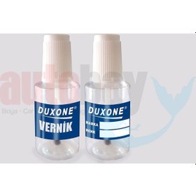 Resim Duxone Toyota 1F7 Gümüş Gri Metalik Rütuş Boya Vernik 30Ml 