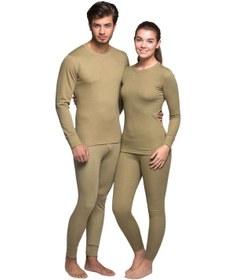 Resim Yetişkin Termal İçlik - Thermoform - Heavy - Unisex - Kum Çok Renkli 