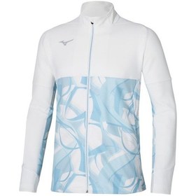 Resim Paris Athlete Hybrid Warm Up Jacket Erkek Rüzgarlık Beyaz / Desenli 