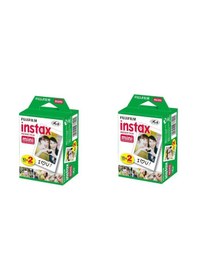 Resim Fujifilm Instax Mini 7-8-9-25-70-90 için 2'li Paket 40 Film 