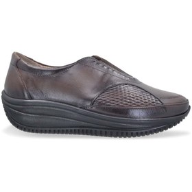 Resim ortopedia Kadın Yürüyüş Ayakkabısı 1647 Kahve 