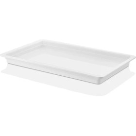 Resim Külsan 11140.CW - Happy Chef Gn. 1/1 Krem Beyaz 2'li Küvet Seti 53X32,5 Cm, Thermoset Melamin 