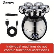 Resim Xuweiwei Dürbün Erkekler Icin Elektrikli Tiras Makinesi Usb Sarjli 7 Donen Bicakli Sakal Ve Vucut Tuy Bakim Seti Tatil Hediyesi 