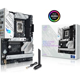 Resim Asus Rog Strıx B760-A Gamıng Wıfı D4 Intel B760 Lga1700 DDR4 5133 Dp Hdmı 3X M2 Usb3.2 Wifi 6E + Bt Aura Rgb 2.5Gbit Lan Atx (Rog Strıx B760-A Gamıng Wıfı D4) Anakart 
