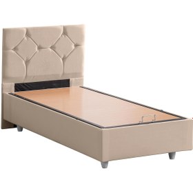 Resim Setay Glamis Tek Kişilik Antrasit Baza + Başlık 100 x 200 cm 