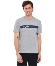 Resim Skechers Erkek Gri Tshirt S241009-036 GRI MELANJ 