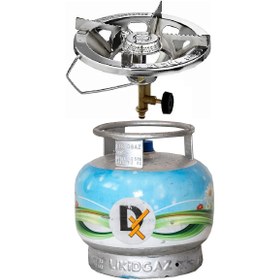 Resim MİLANGAZ BPA Free 2 Kg Piknik Tüpü Dolu Kamp Ocağı Takımı Paslanmaz Çelik Gri 2 L 