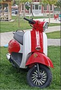 Resim Mondial 50 Turısmo Motorsiklet Kırmızı 