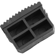 Resim Hangfox Alüminyum Merdivenler İçin Kauçuk Kaymaz Altlık Tamiri, 57x21mm Boyutunda, 2 Adet Set 