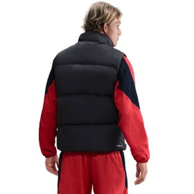 Resim Nike Therma-Fit Club Puffer 650 Erkek Siyah Günlük Stil Yelek IB2977-010 