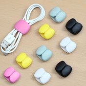 Resim 10 Adet Çok Amaçlı Kablo Düzenleyici Klips, Şarj Kabloları ve Kulaklık Telleri İçin - Dayanıklı Plastik Karışıklık Önleyici Saklama Çözümü 