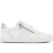 Resim Geox Kadın Beyaz Blomiee Bağcıklı Deri Sneaker D366he054ajc0007 