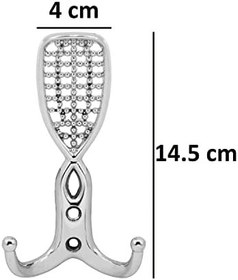 Resim Badem10 Osmanlı Portmanto Vestiyer Duvar Askısı Dolap Elbise Askılığı Krom (5 ADET) 