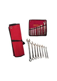 Resim rigour 14 parça düz yıldız kombine anahtar takımı 8-24mm mat a-ka 