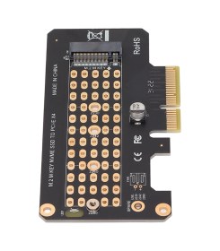 Resim Shineyee M.2 Nvme Pcı-e3.0 X4 Çevirici Kart - 32gbps Hızlı Aktarım - Win/mac/linux Desteği - 2280/2260/2242/2230 Ssd Uyumlu 