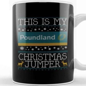 Resim This Is My Poundland Christmas Jumper Kupa Bardak Porselen 