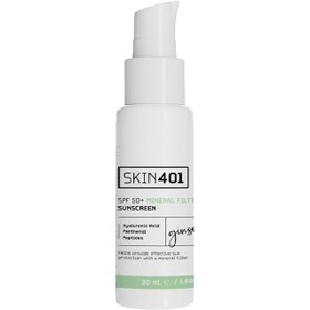 Resim Skin401 Mineral Filter SPF 50+ Sunscreen - Mineral Güneş Koruyucu 50ml 