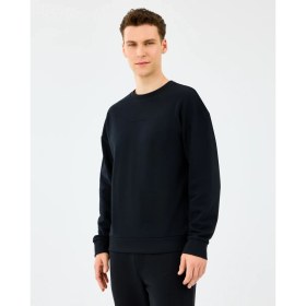 Resim Skechers M Essential Crewneck Sweatshirt Erkek Siyah Sweatshirt S2610015-3817 