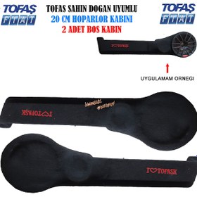 Resim Şahin Doğan Kartal Kapı 20 Cm Hoparlör Ve Midrange Ceplik 2 Adet 