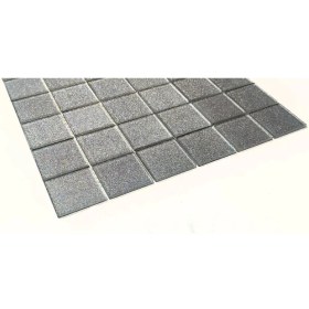 Resim MozaiKristaL Mutfak Tezgah Alnı ve Iç Dekorasyon Için, 48X48 Mm, 30X30 Cm. Gümüş Kristal Mozaik. ( 1 Koli = 11 File Karo = 1 m2 Fiyatıdır ) 